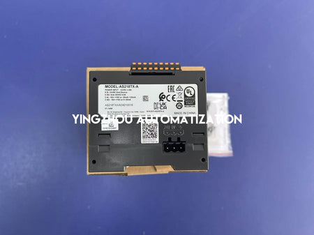 Delta AS218TX-A AS200 Series PLC CPU - 8DI / 6DO / 2AI / 2AO, Ethernet, CANopen, 24VDC-vezhoo