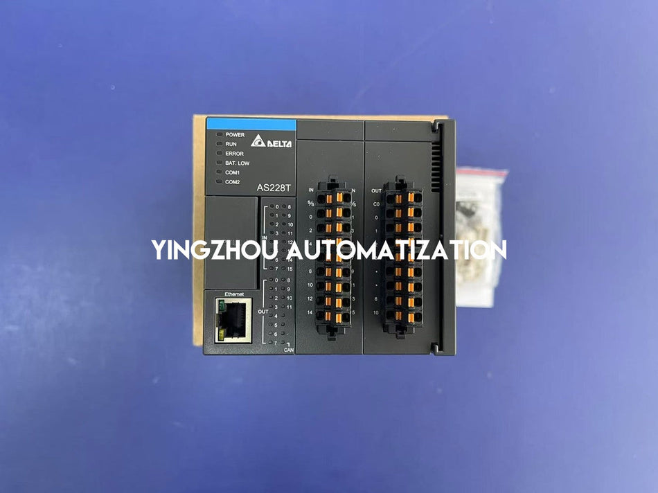 Delta AS228T-A AS Series PLC CPU Main Processing Unit | 28-Point I/O Transistor Output | Brand New Original Genuine-vezhoo