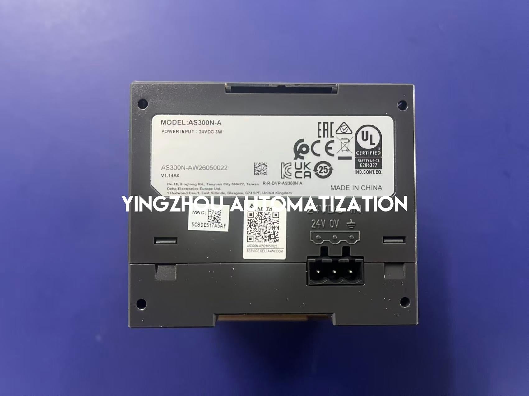 Delta AS300N-A AS Series PLC CPU Module | High-Performance | 128K Steps | No Built-in I/O-vezhoo