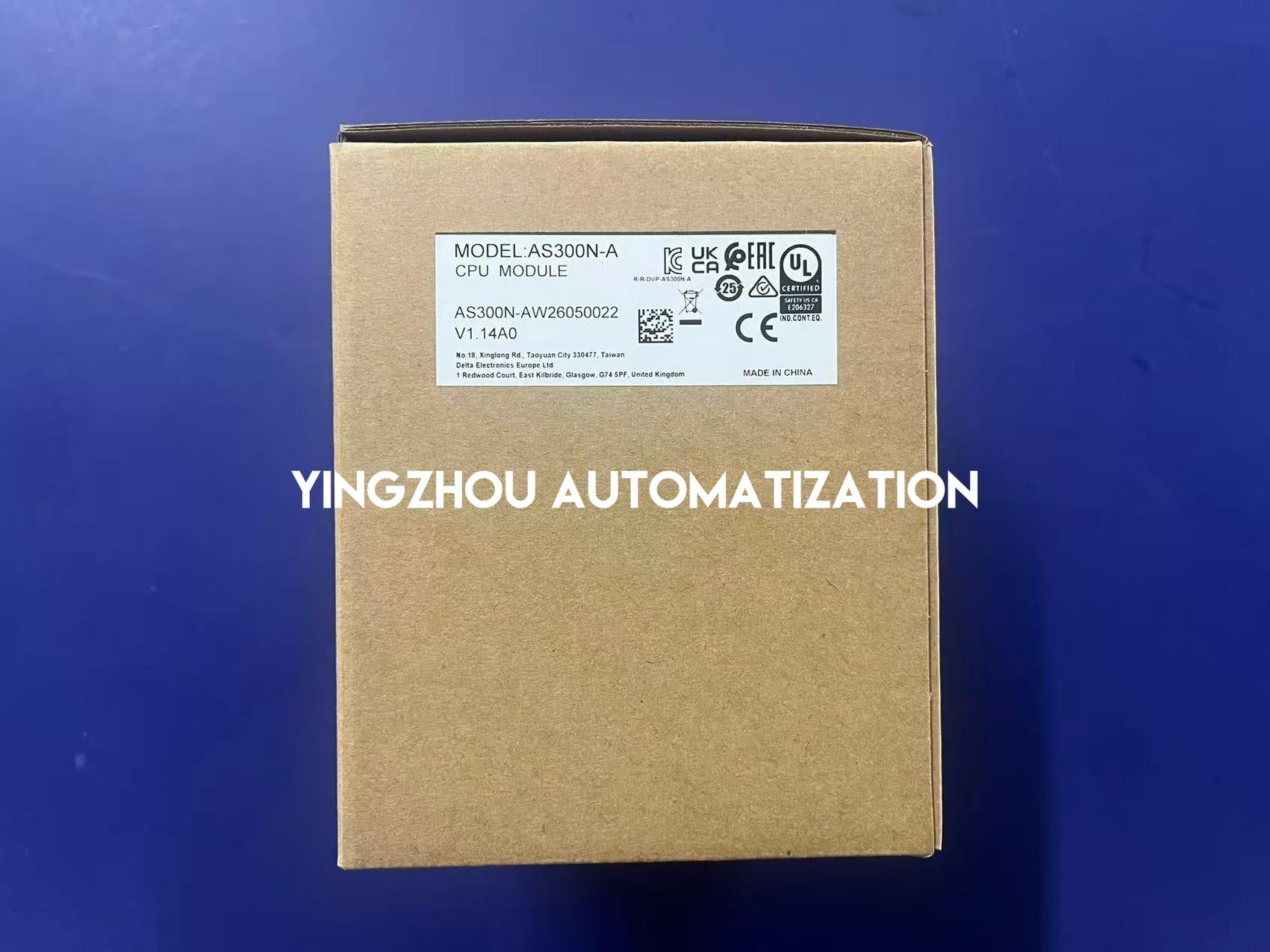 Delta AS300N-A AS Series PLC CPU Module | High-Performance | 128K Steps | No Built-in I/O-vezhoo