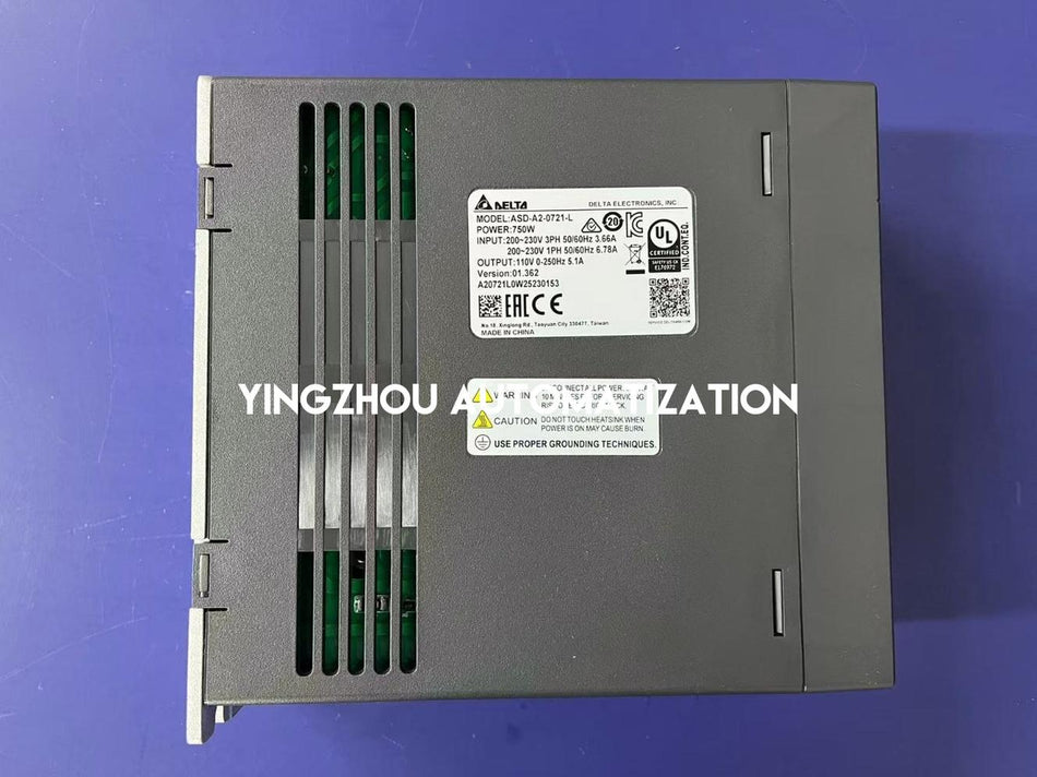Delta ASD-A2-0721-L ASDA-A2 Series AC Servo Drive - 750W, 220V 3-Phase/1-Phase, Pulse Input-vezhoo