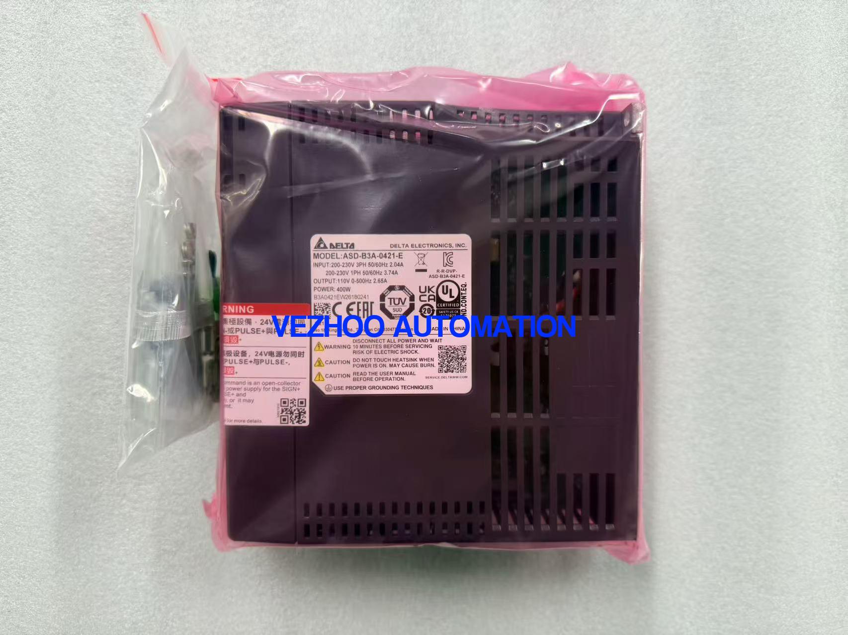 Delta ASD-B3A-0421-E ASDA-B3 Series 400W 220V AC Servo Drive EtherCAT-vezhoo