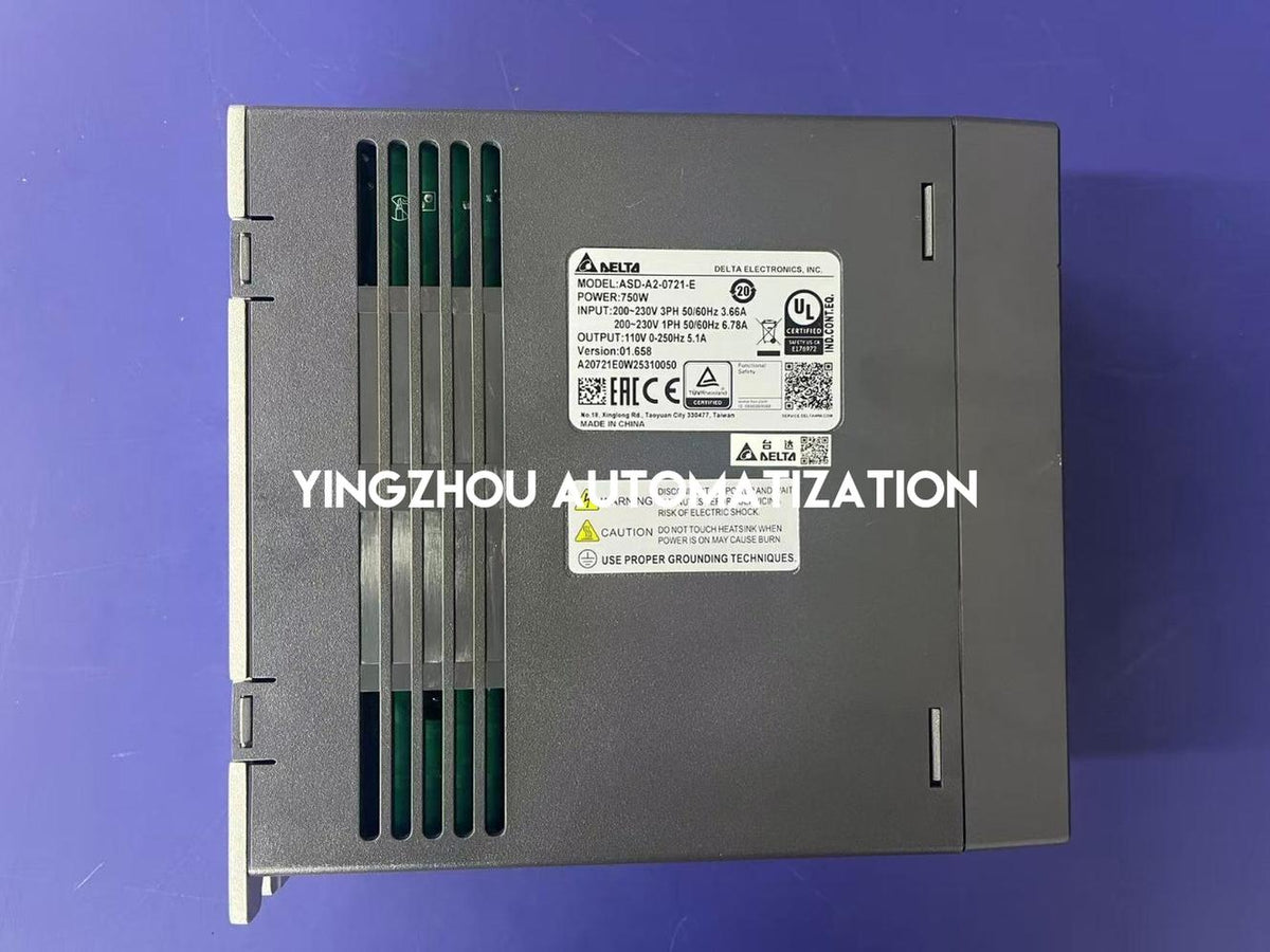 Delta ASDA-A2 ASD-A2-0721-E Servo Drive - 750W, 220V, EtherCAT Interface-vezhoo