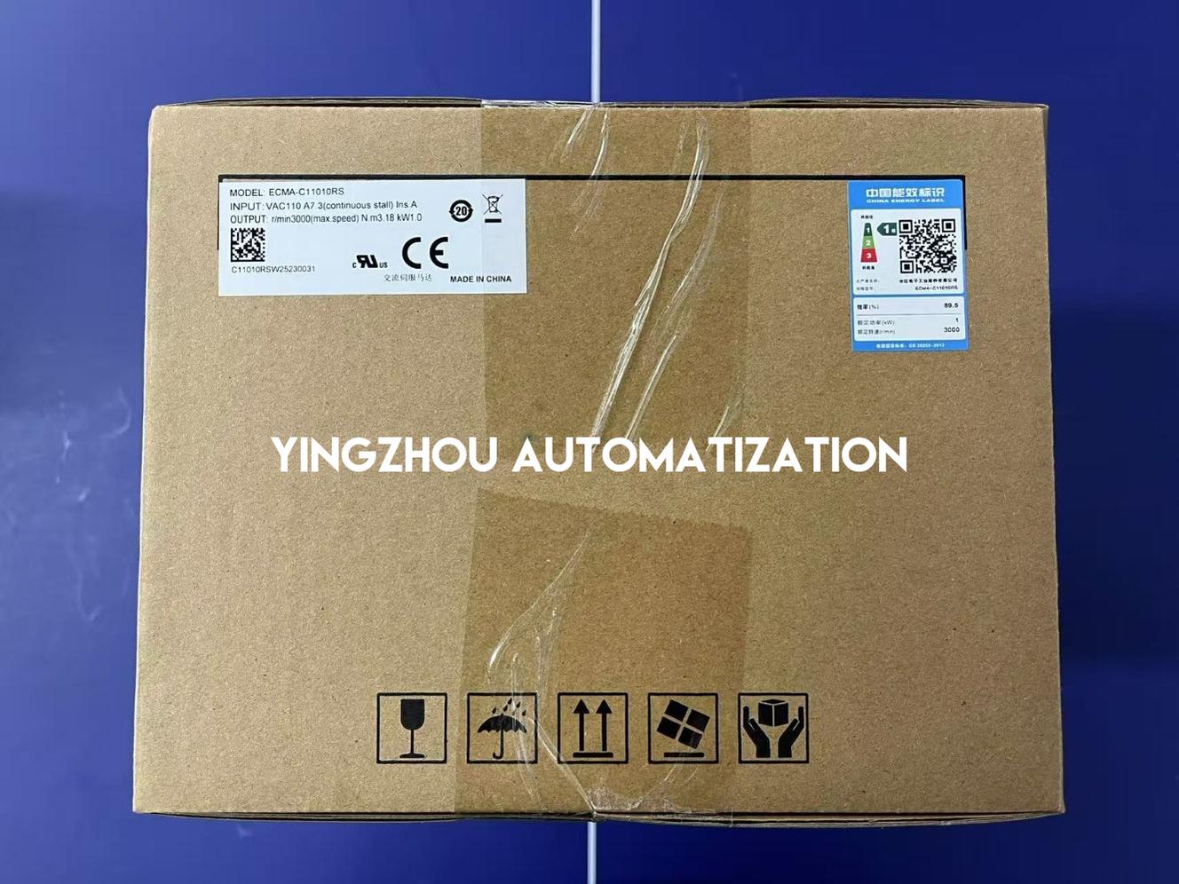 Delta ASDA-A2 ECMA-C11010RS AC Servo Motor - 1kW, 2000 RPM, 100mm Frame, Medium Inertia-vezhoo