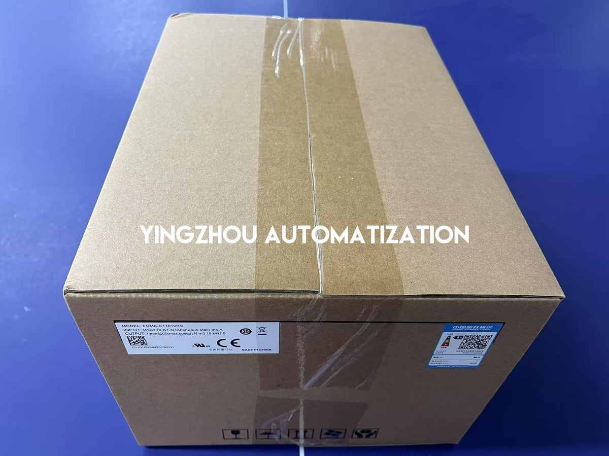 Delta ASDA-A2 ECMA-C11010RS AC Servo Motor - 1kW, 2000 RPM, 100mm Frame, Medium Inertia-vezhoo