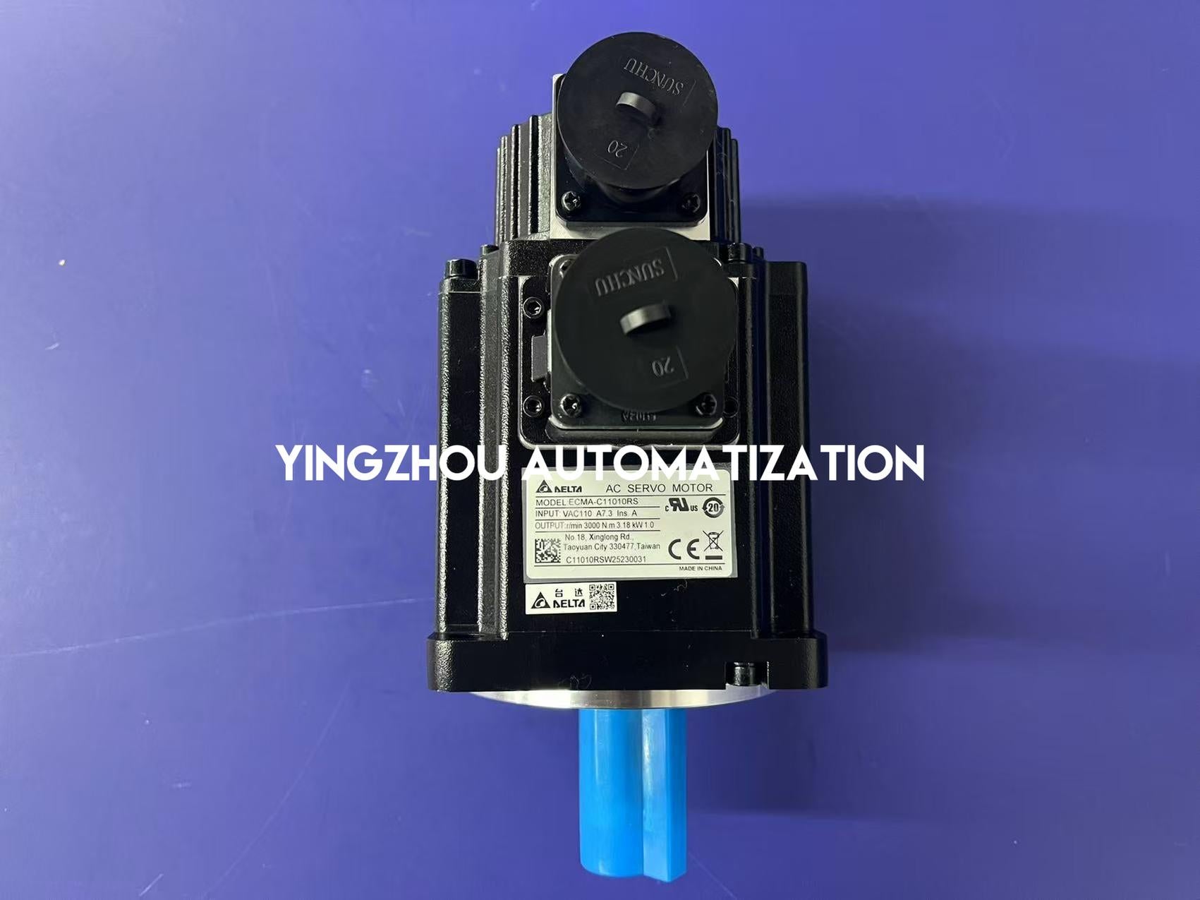 Delta ASDA-A2 ECMA-C11010RS AC Servo Motor - 1kW, 2000 RPM, 100mm Frame, Medium Inertia-vezhoo