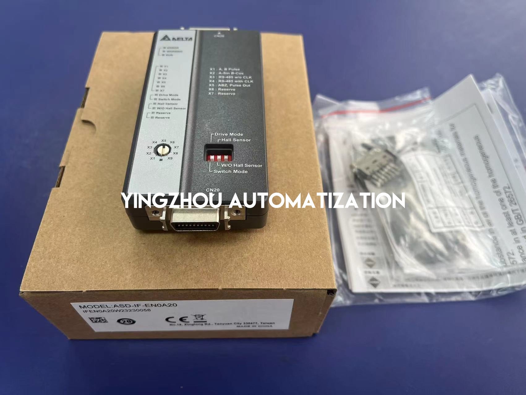 Delta ASDA-A2 Servo Drive CN1 Interface Module ASD-IF-EN0A20 - 20-Pin I/O Breakout-vezhoo