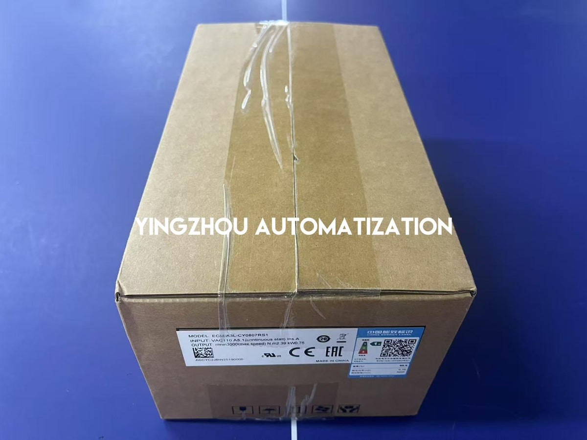 Delta ASDA-A3 ECM-A3L-CY0807RS1 Servo Motor - 750W, 3000 RPM, Low Inertia, without Brake & Oil Seal-vezhoo