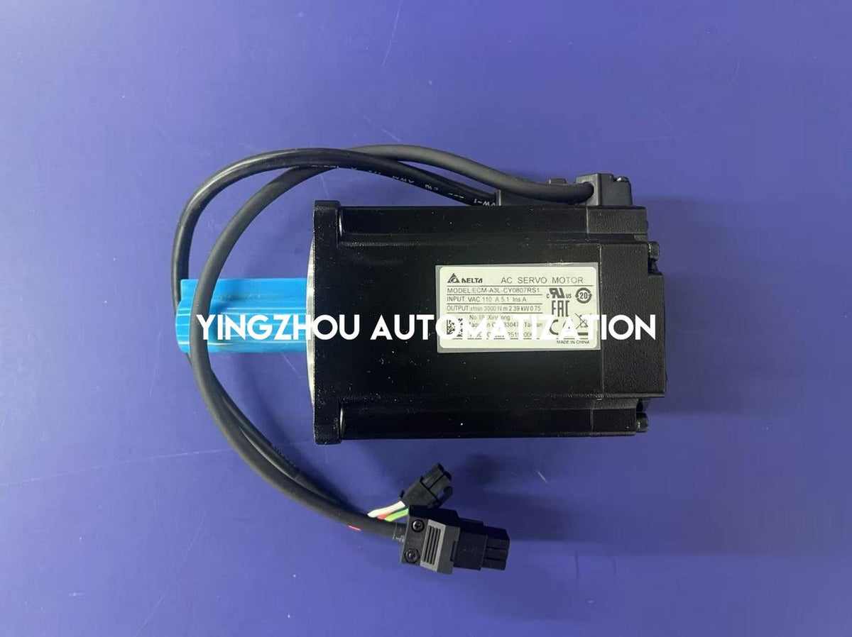 Delta ASDA-A3 ECM-A3L-CY0807RS1 Servo Motor - 750W, 3000 RPM, Low Inertia, without Brake & Oil Seal-vezhoo