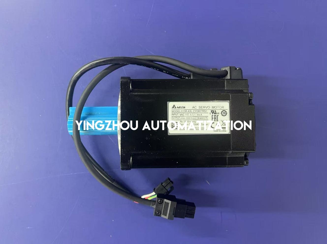Delta ASDA-A3 ECM-A3L-CY0807RS1 Servo Motor - 750W, 3000 RPM, Low Inertia, without Brake & Oil Seal-vezhoo