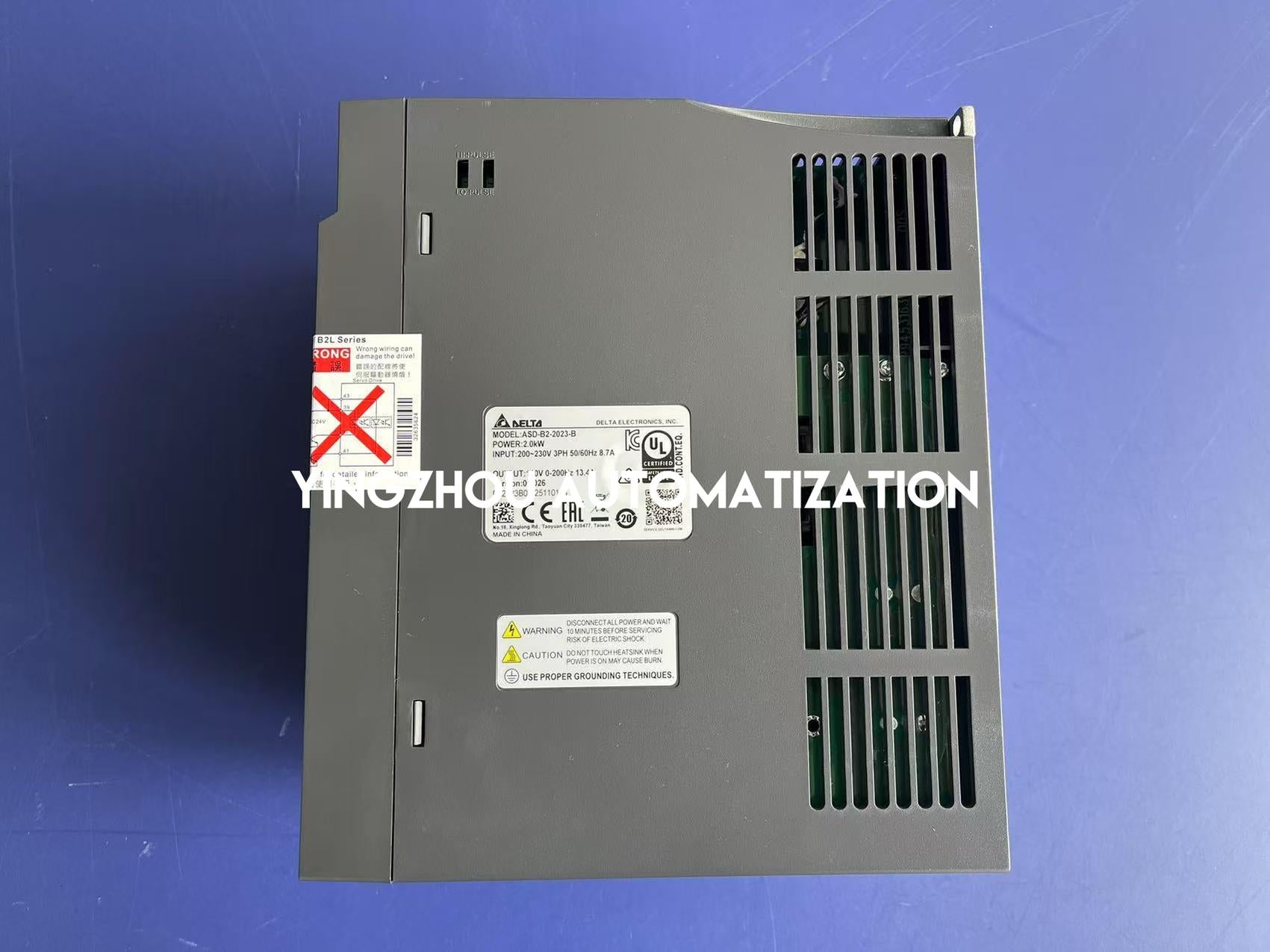 Delta ASDA-B2 Series 2kW Servo Drive ASD-B2-2023-B - 220V 3-Phase, Pulse/Analog Control-vezhoo