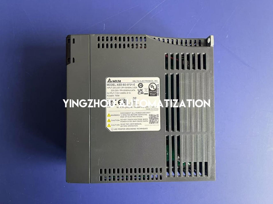 Delta ASDA-B3 ASD-B3-0721-E Servo Drive - 750W, 220V, EtherCAT Interface-vezhoo