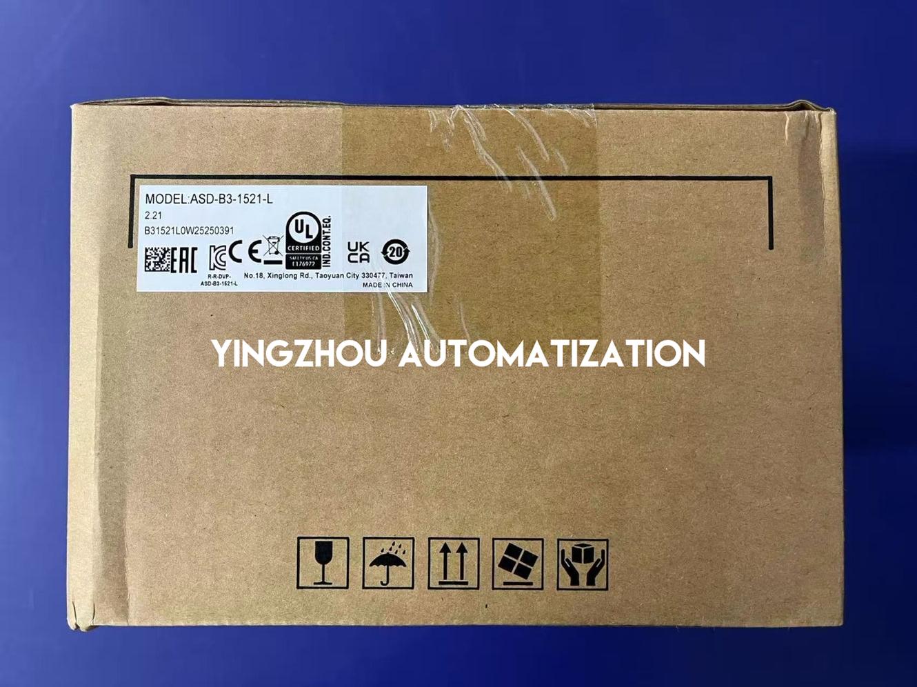 Delta ASD-B3-1521-L | ASDA-B3 Servo Drive | 1.5kW 220V Single/3-Phase | High-Flexibility Pulse & Analog Input | High-Performance Motion Control | Brand New Original-vezhoo