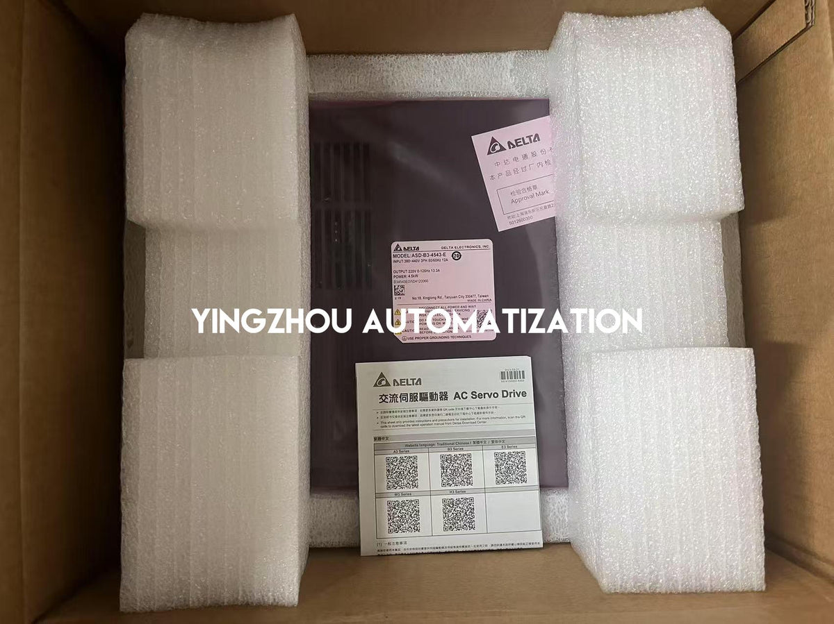 Delta ASDA-B3 ASD-B3-4543-E Servo Drive - 4.5kW, 460V 3-Phase, EtherCAT Control Mode-vezhoo