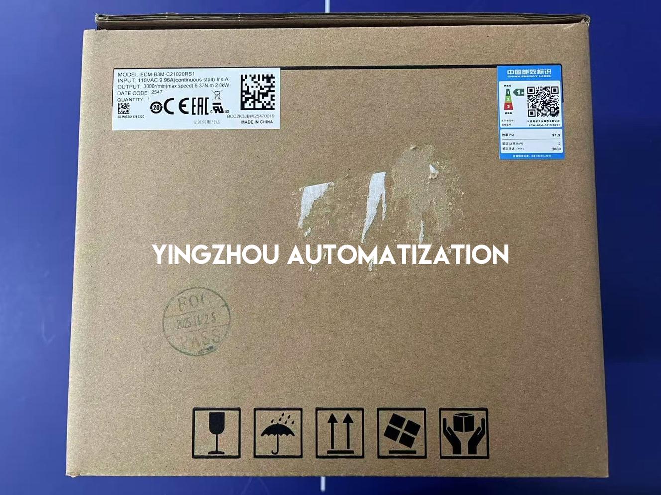 Delta ASDA-B3 ECM-B3M-C21020RS1 AC Servo Motor - 2.0kW, 220V, 2000 RPM, 24-Bit Encoder-vezhoo