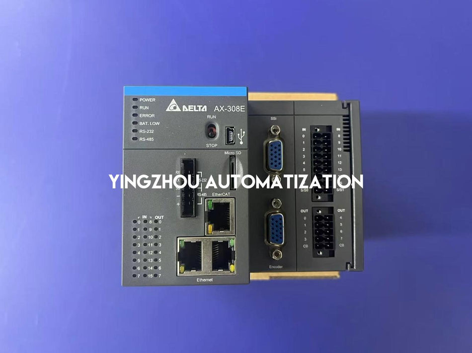 Delta AX-308EA0MA1T Motion Controller - AX-3 Series EtherCAT Host | 8-Axis Control Logic PLC | Brand New Original Sealed-vezhoo