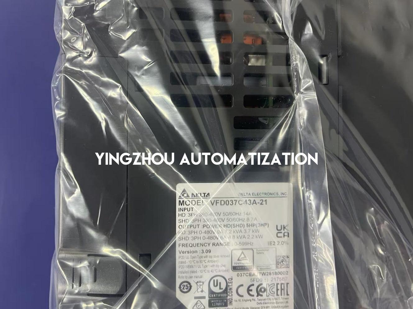 Delta C2000 Plus VFD037C43A-21 VFD - 3.7kW (5HP), 460V 3-Phase, High-Performance Vector Control-vezhoo
