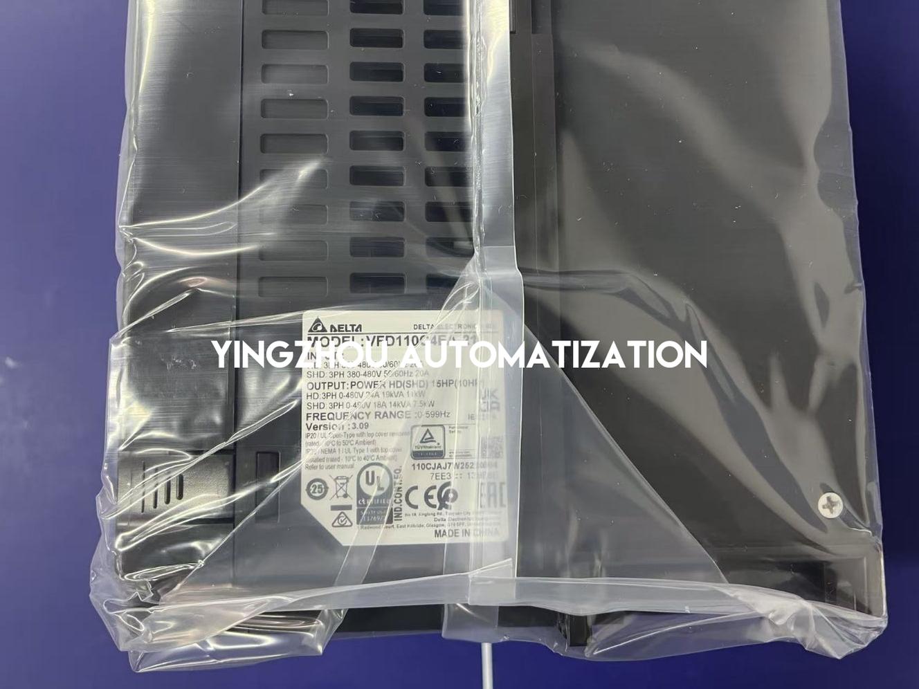 Delta C2000 Plus VFD110C4EA-21 VFD - 11kW (15HP), 460V 3-Phase, IP21, Built-in EMC Filter & STO-vezhoo