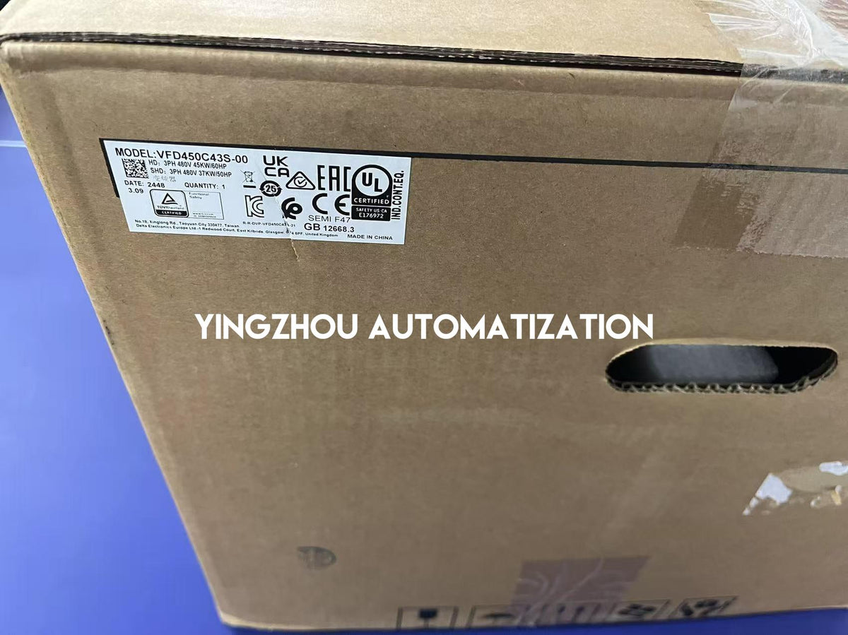 Delta C2000 Series High Performance Vector Control Drive VFD450C43S-00 - 45kW (60HP) 400V-vezhoo