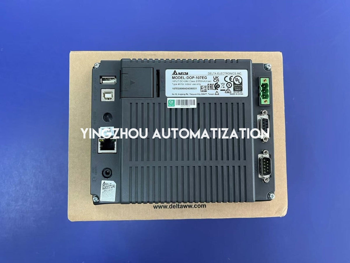 Delta DOP-107EG Human Machine Interface HMI - 7" TFT LCD Ethernet Built-in | Brand New Original Sealed-vezhoo