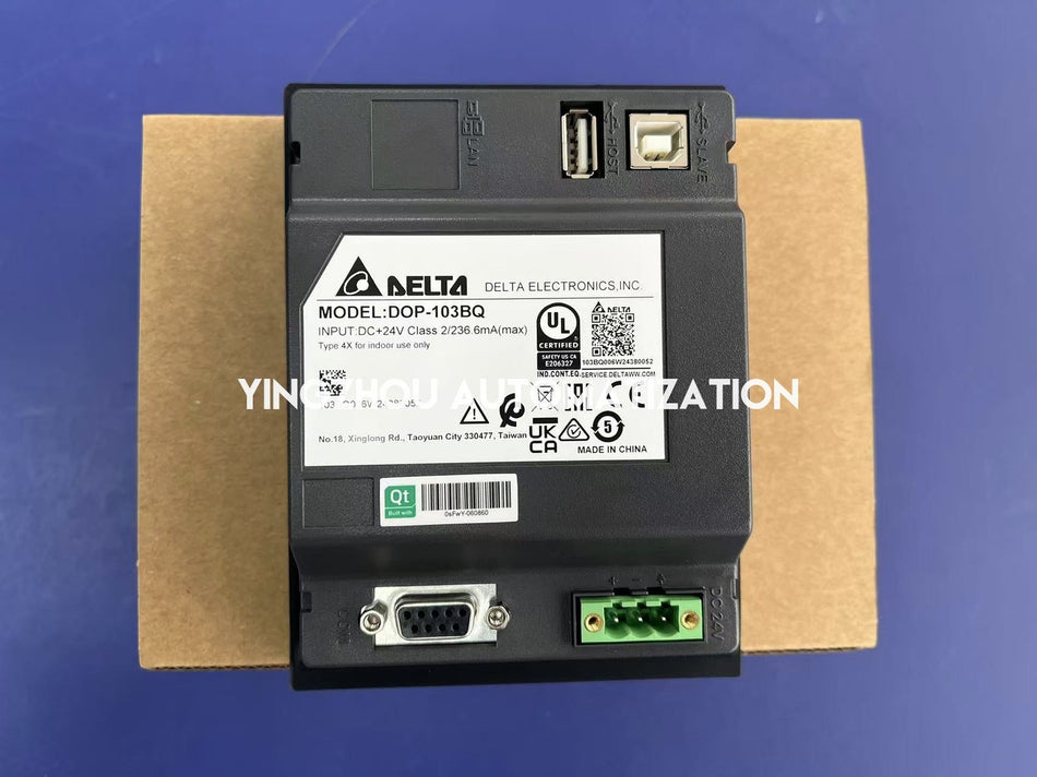 Delta DOP-103BQ HMI | 4.3 Inch Widescreen TFT LCD | Basic Series | 480x272 Resolution | 1 COM Port | Brand New Original-vezhoo
