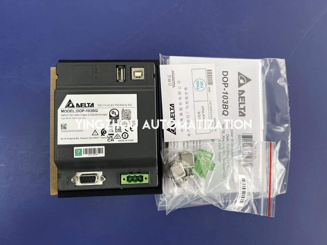 Delta DOP-103BQ HMI | 4.3 Inch Widescreen TFT LCD | Basic Series | 480x272 Resolution | 1 COM Port | Brand New Original-vezhoo