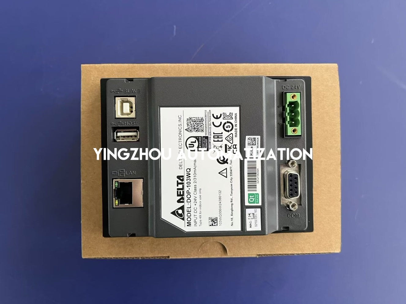 Delta DOP-103WQ HMI | 4.3 Inch Widescreen TFT LCD | Built-in Ethernet | High-Performance CPU | Brand New Original-vezhoo