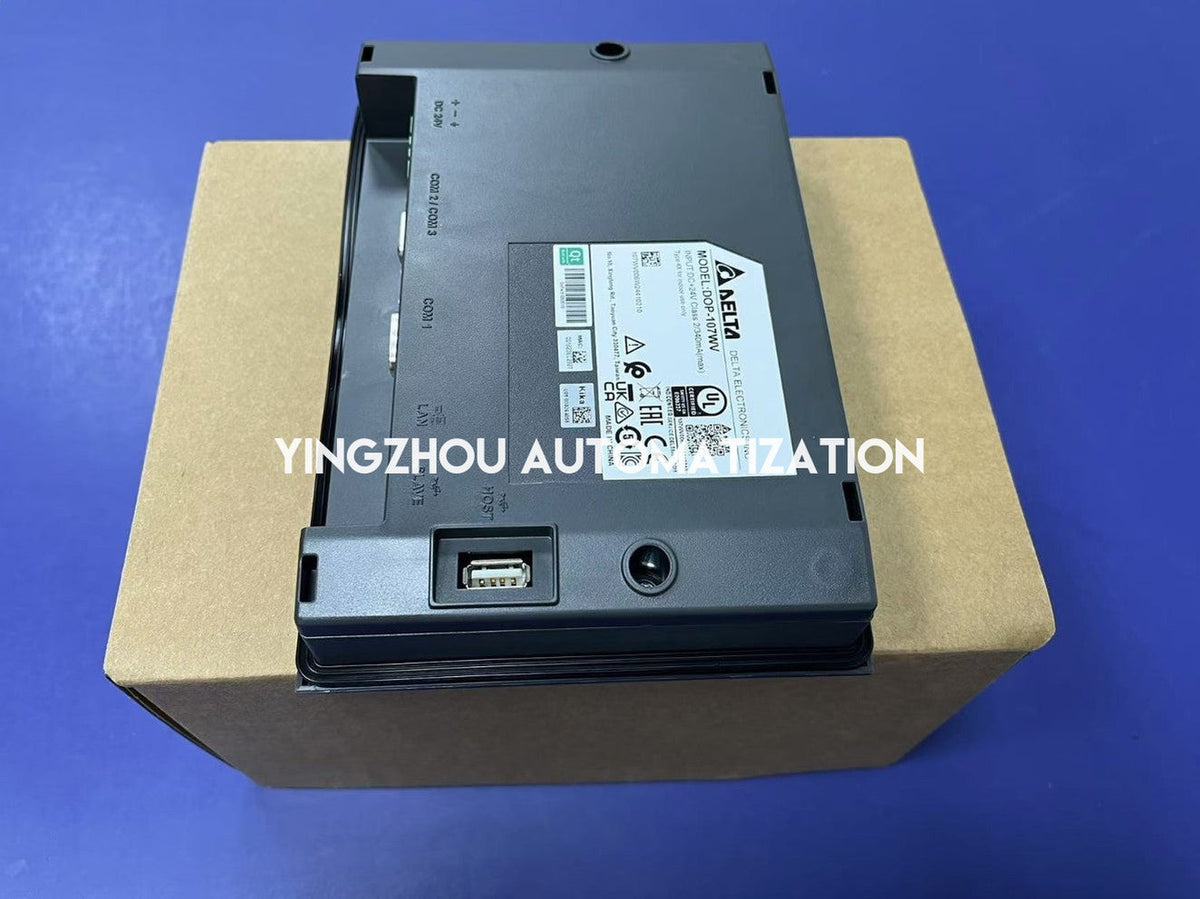 Delta DOP-107WV HMI | 7 Inch TFT LCD | Built-in Ethernet | 3 COM Ports | 800x480 Resolution | Brand New Original-vezhoo