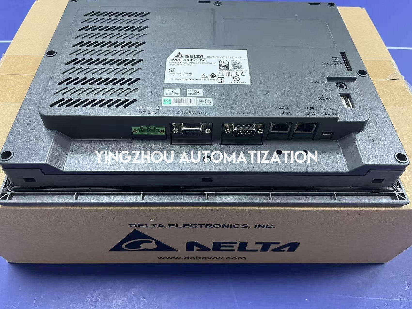 Delta DOP-100 High-End HMI | 12-inch WXGA TFT Display | DOP-112WX Ethernet Touch Screen | Brand New Original-vezhoo