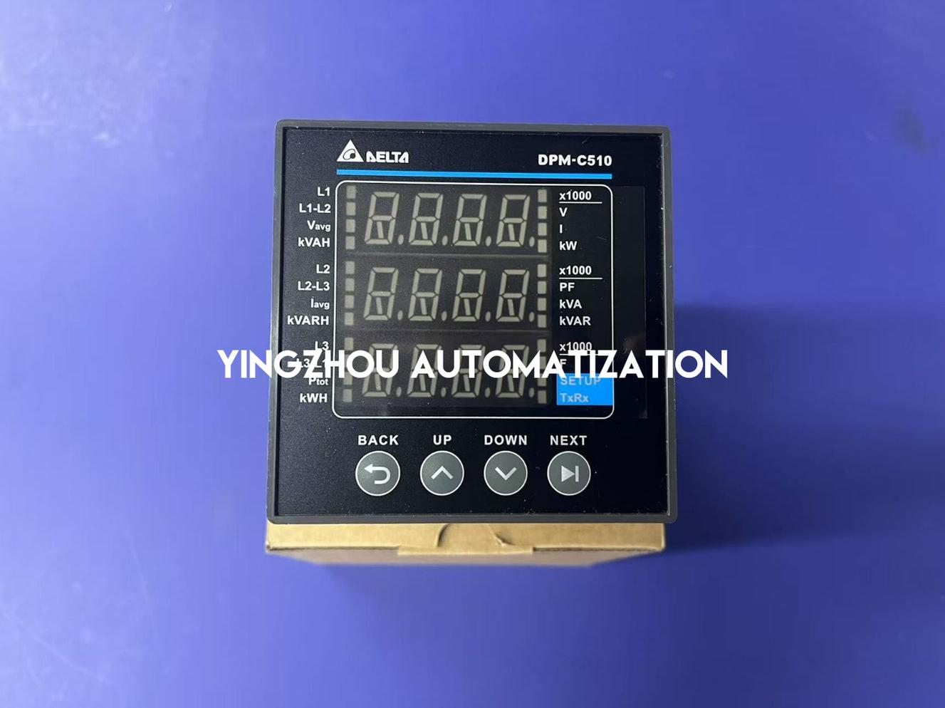 Delta DPM-C510 Multifunction Power Meter | Three-Phase Energy Monitoring | RS-485 Modbus | LCD Display | Brand New Original Genuine-vezhoo