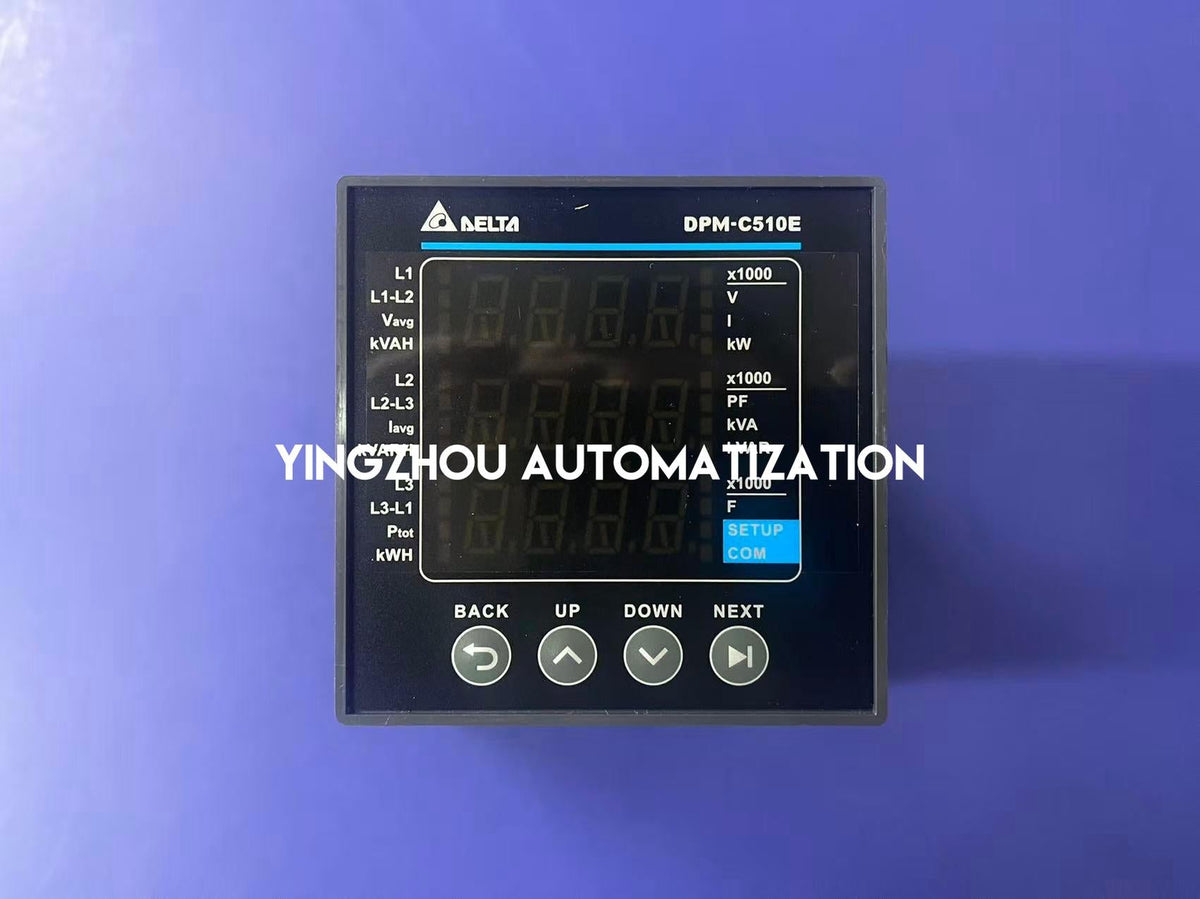 Delta DPM-C510E Advanced Multifunction Power Meter - Harmonic Analysis, Data Logging, Modbus TCP-vezhoo