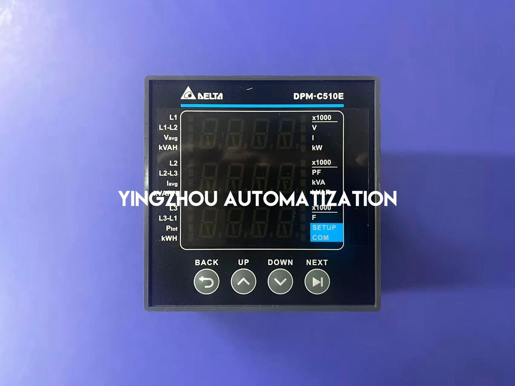 Delta DPM-C510E Advanced Multifunction Power Meter - Harmonic Analysis, Data Logging, Modbus TCP-vezhoo