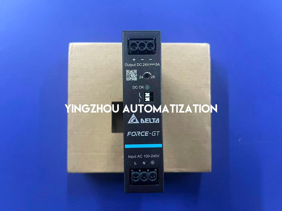 Delta DRF-24V120W1GBA CliQ M Power Supply - 24V, 5A, 120W, DIN Rail Mount-vezhoo