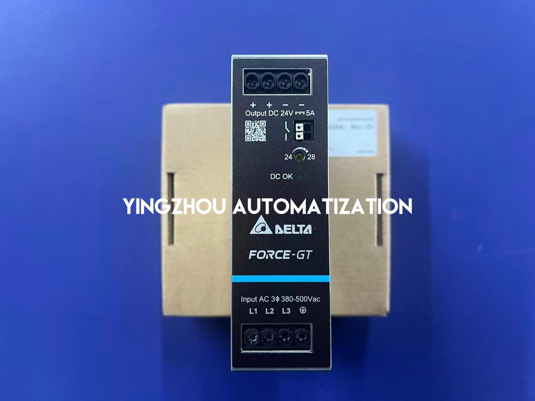 Delta DRF-24V120W3GBA Force-GT Power Supply - 24V, 5A, 120W, 3-Phase DIN Rail-vezhoo
