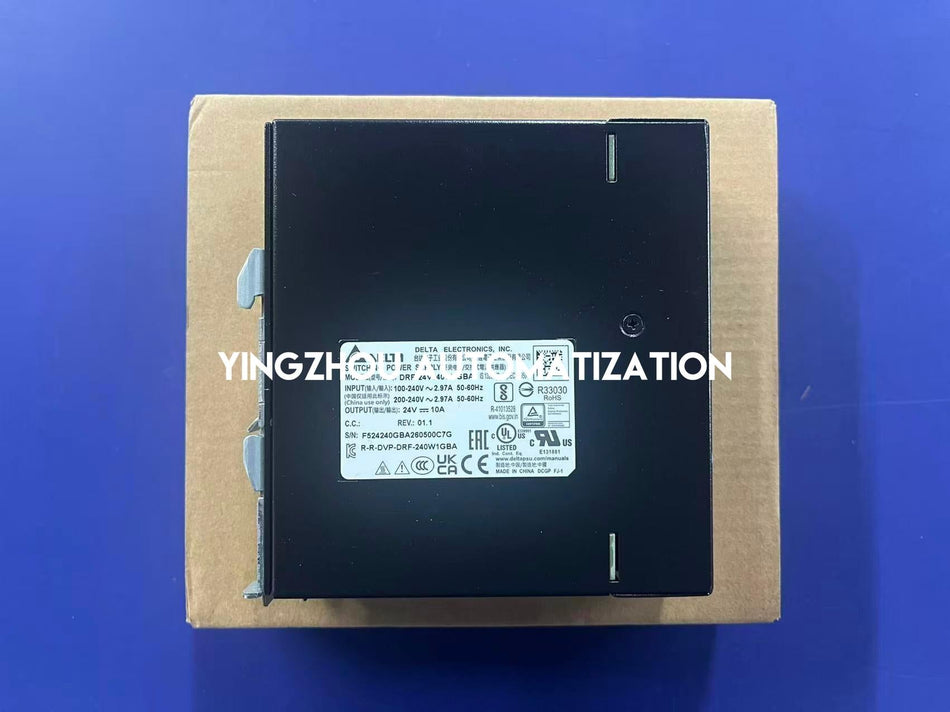 Delta DRF-24V240W1GBA CliQ M Power Supply - 24V, 10A, 240W, DIN Rail Mount-vezhoo