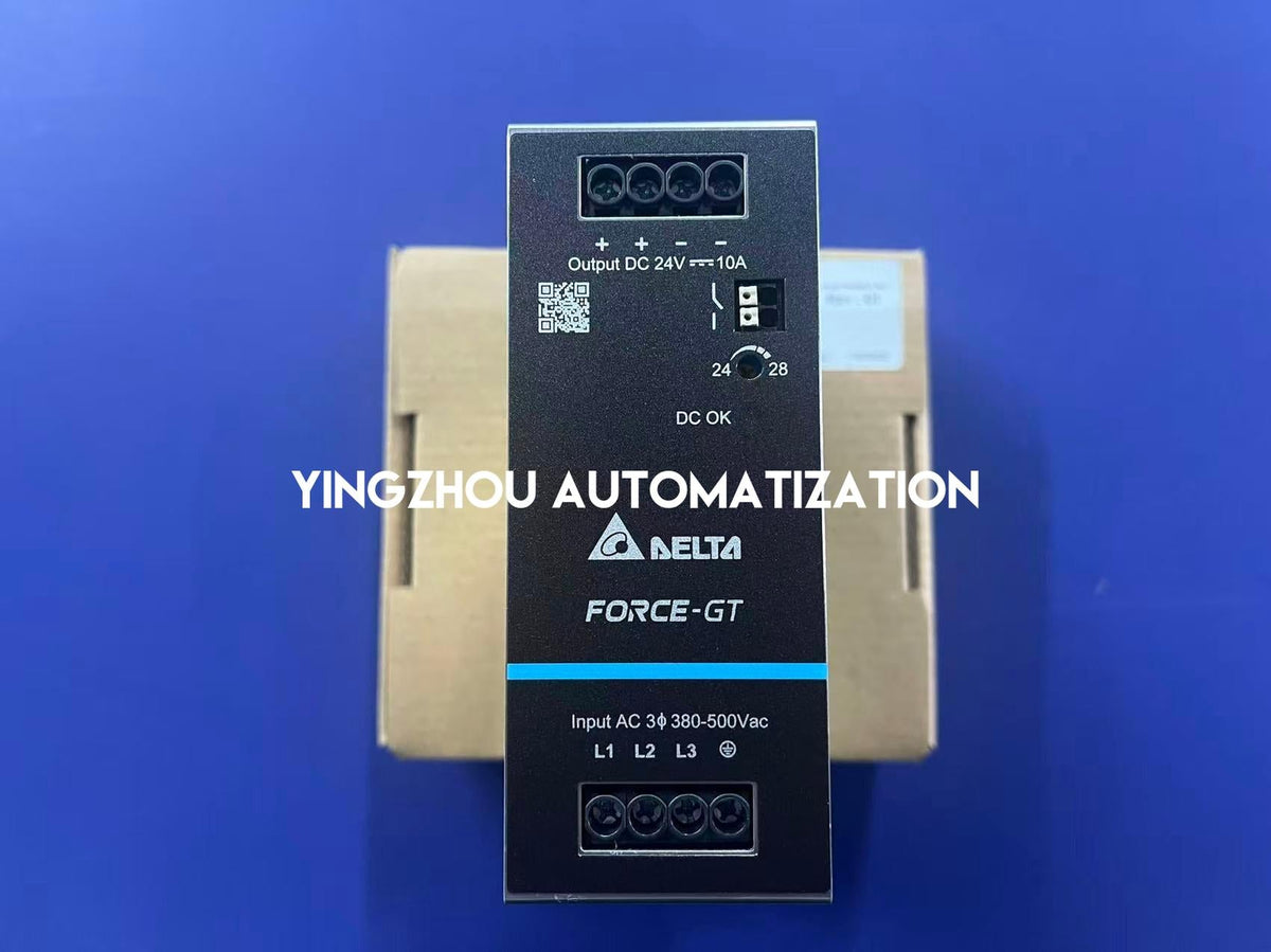 Delta DRF-24V240W3GBA Force-GT Power Supply - 24V, 10A, 240W, 3-Phase DIN Rail-vezhoo