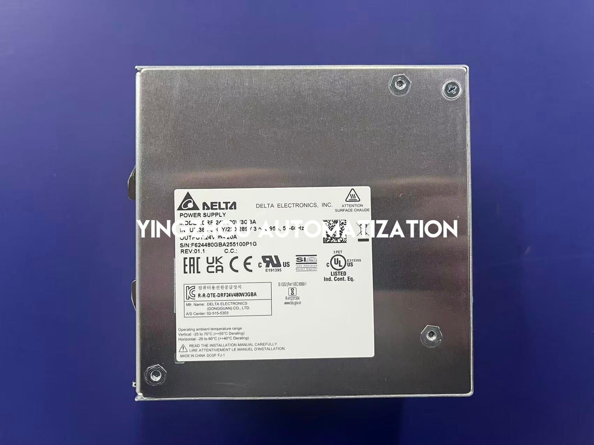 Delta CliQ M DIN Rail Power Supply | 24V 20A 480W | Advanced Power Boost | DRF-24V480W3GBA | Brand New Original Genuine-vezhoo