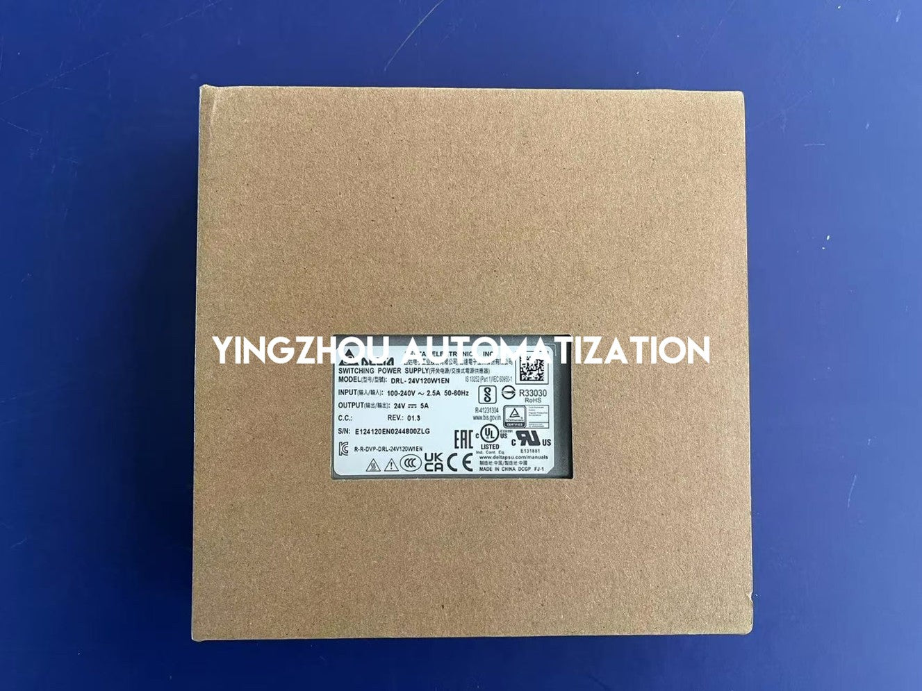 Delta DRL-24V120W1EN LYTE II Series DIN Rail Power Supply - 24V, 5A, 120W-vezhoo