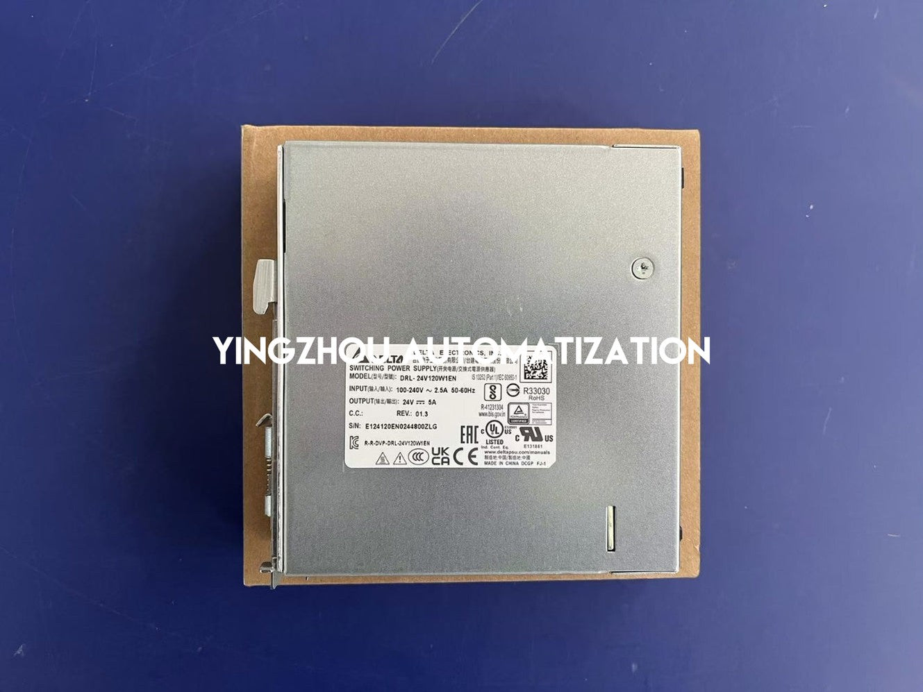 Delta DRL-24V120W1EN LYTE II Series DIN Rail Power Supply - 24V, 5A, 120W-vezhoo