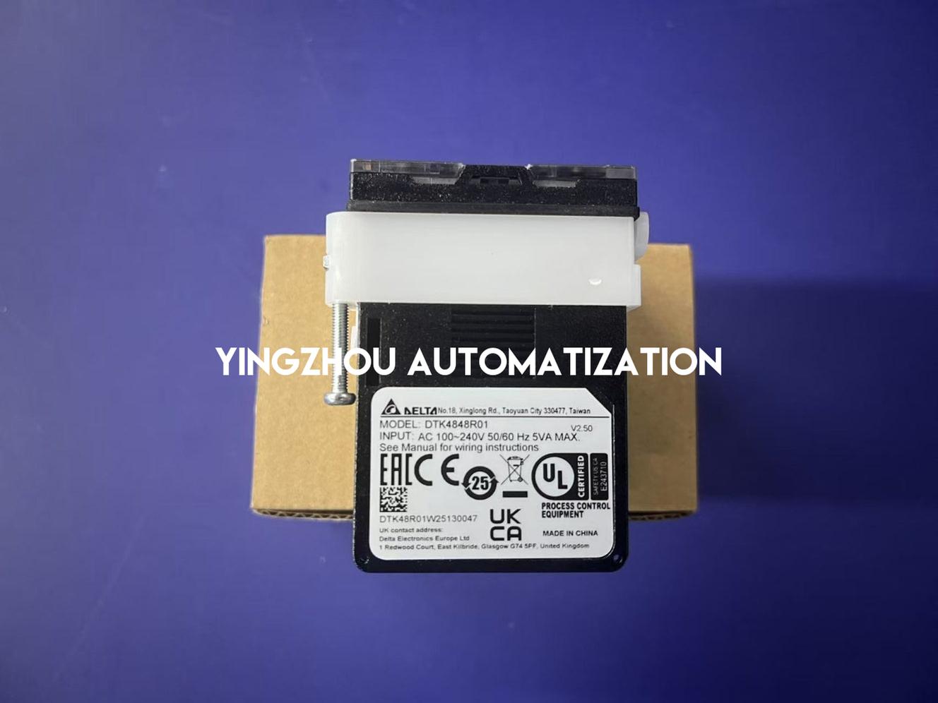 Delta DTK Series DTK4848R01 Temperature Controller - 48x48mm, Relay Output, 100-240V AC-vezhoo