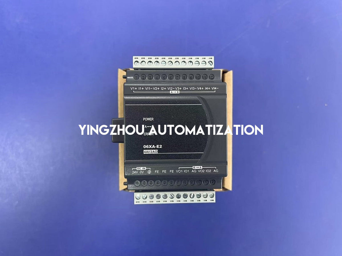 Delta DVP-E2 Series Analog I/O Module DVP06XA-E2 - 4-Channel Input, 2-Channel Output-vezhoo