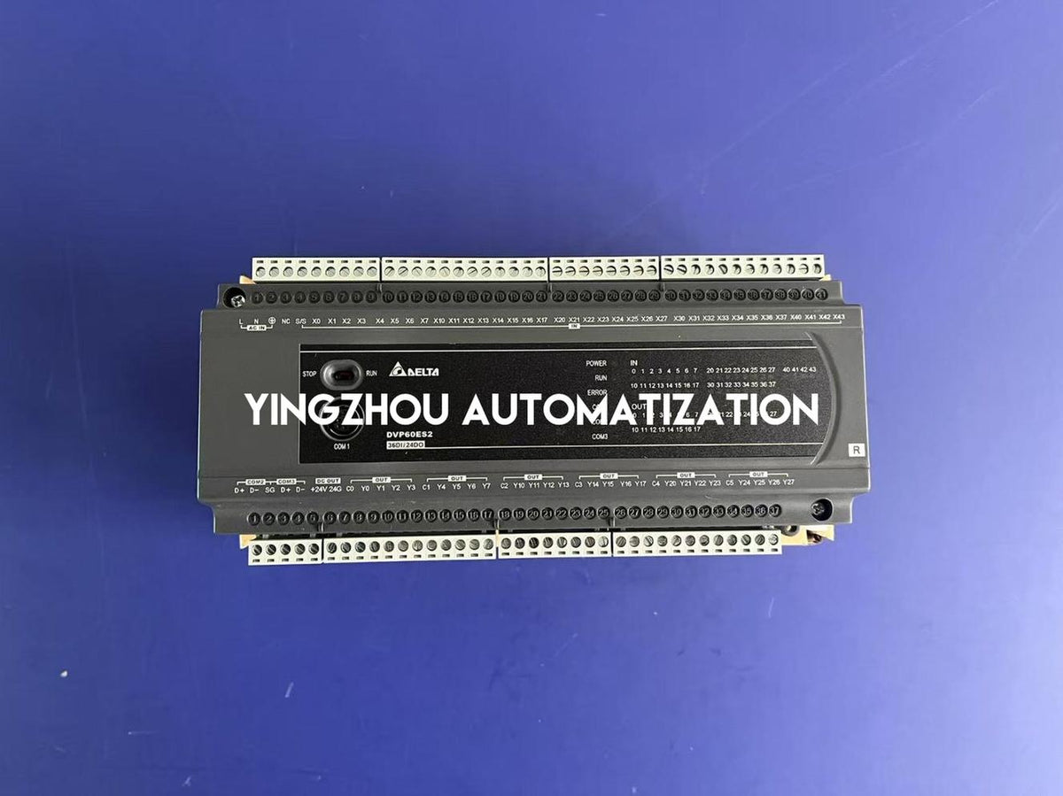 Delta DVP-ES2 DVP60ES200R PLC - 60-Point CPU, 100-240VAC, Relay Output-vezhoo