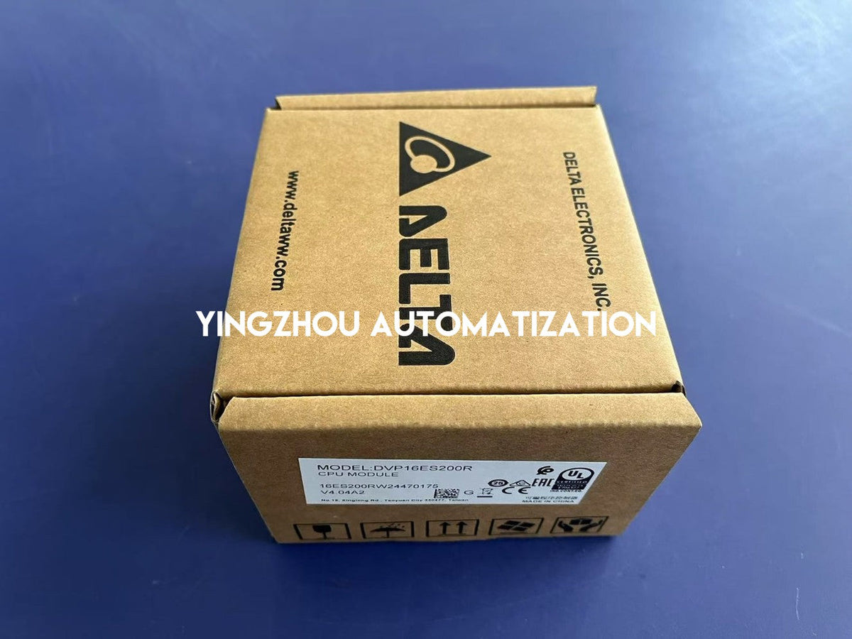 Delta DVP-ES2 Series DVP16ES200R PLC - 16-Point CPU, 100-240VAC, Relay Output-vezhoo