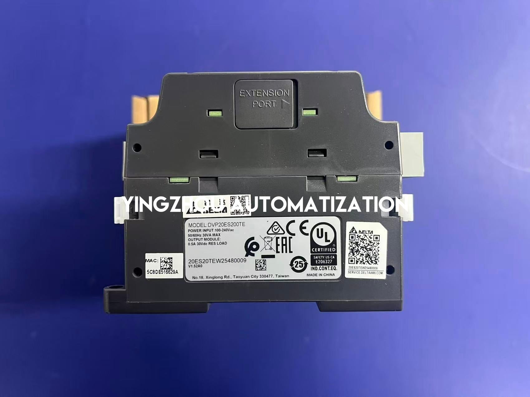 Delta DVP-ES2 Series DVP20ES200TE PLC CPU - 20-Point (12DI/8DO Transistor) with Ethernet-vezhoo