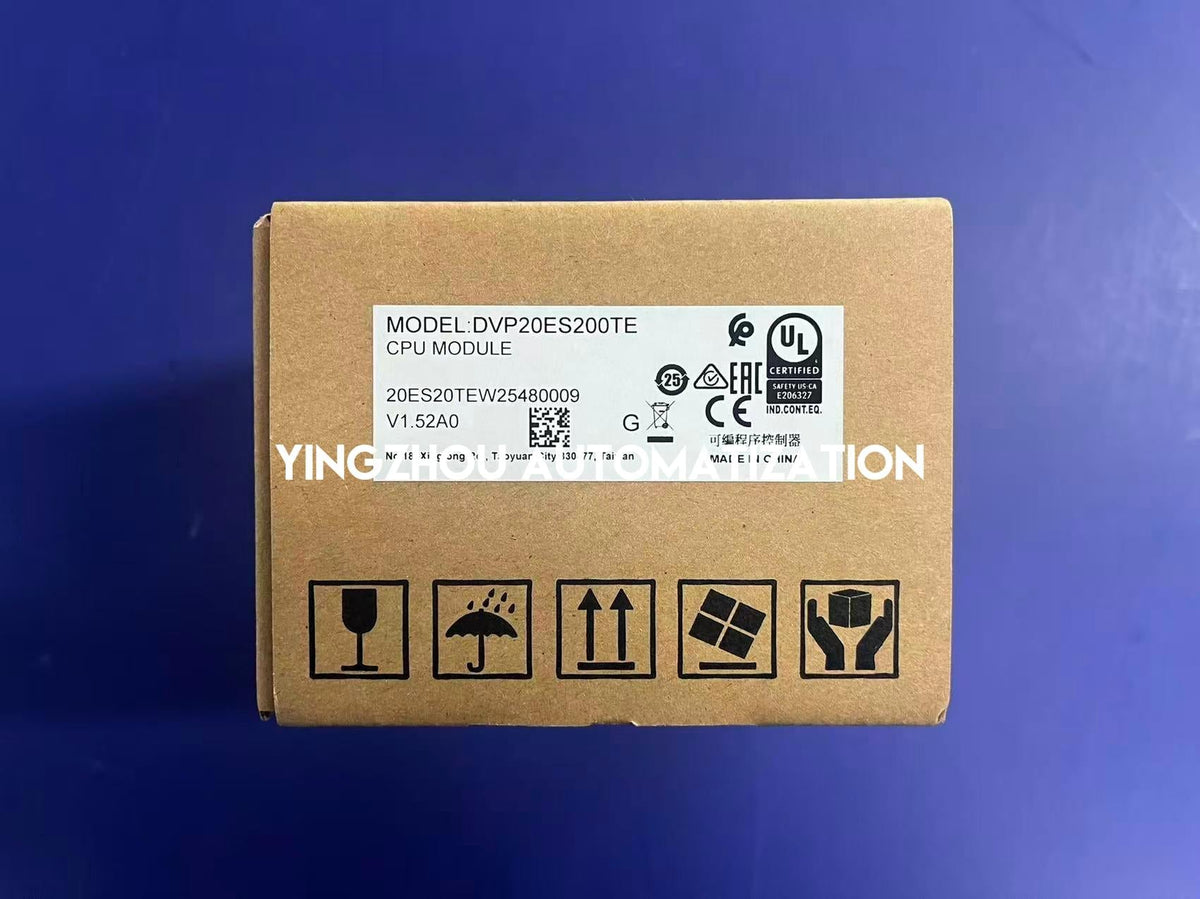 Delta DVP-ES2 Series DVP20ES200TE PLC CPU - 20-Point (12DI/8DO Transistor) with Ethernet-vezhoo