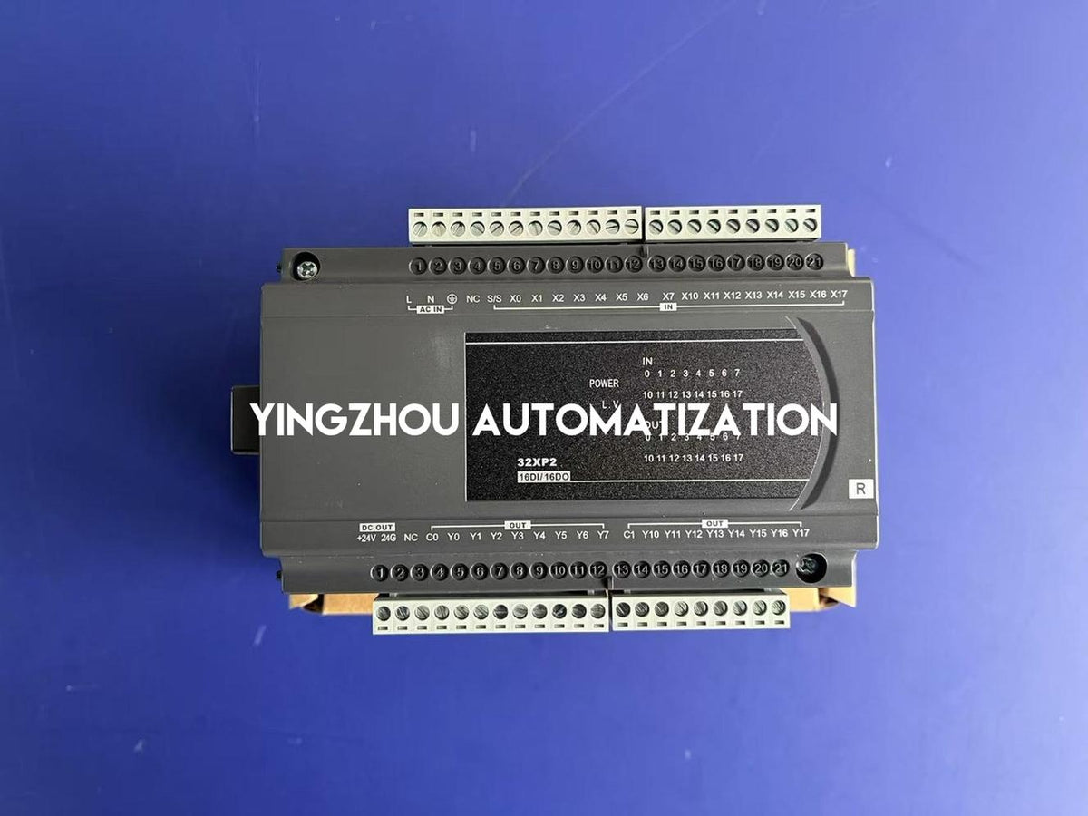 Delta DVP-ES2 Series Integrated PLC DVP32XP200R - 16DI/12DO Relay + 4AI/2AO, AC Power-vezhoo