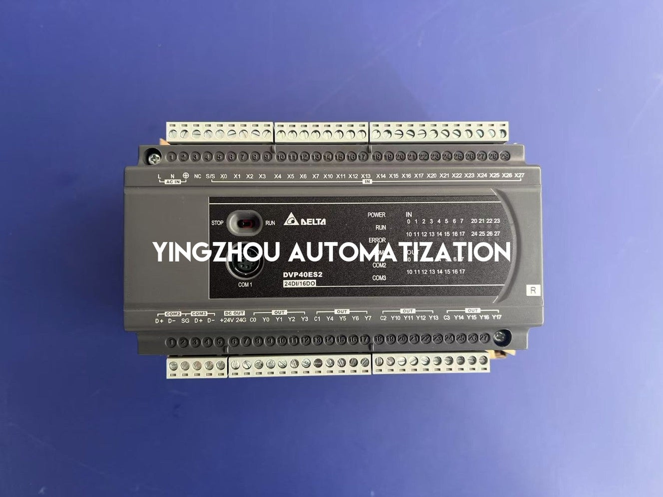 Delta DVP-ES2 Series PLC DVP40ES200R - 40-Point Digital I/O (24DI/16DO, Relay)-vezhoo