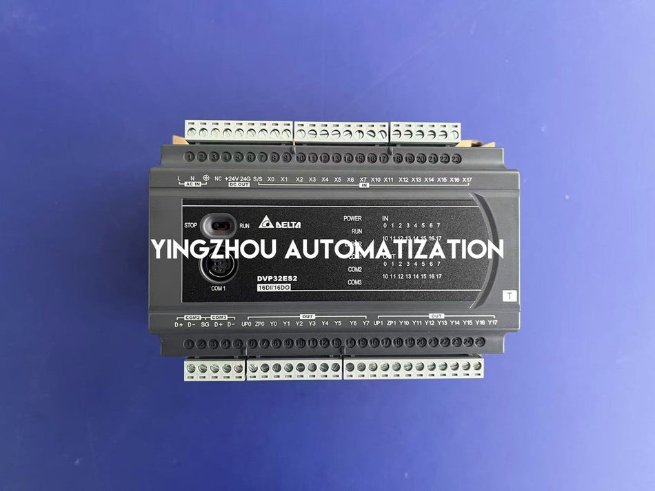 Delta DVP-ES2 Series Standard PLC DVP32ES200T - 16DI/16DO Transistor, AC Power-vezhoo