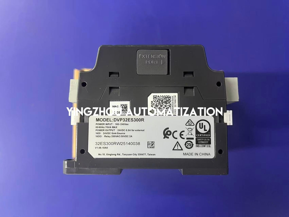 Delta DVP-ES3 Series PLC CPU DVP32ES300R - 32-Point (16DI/16DO Relay), Built-in Ethernet & CANopen-vezhoo