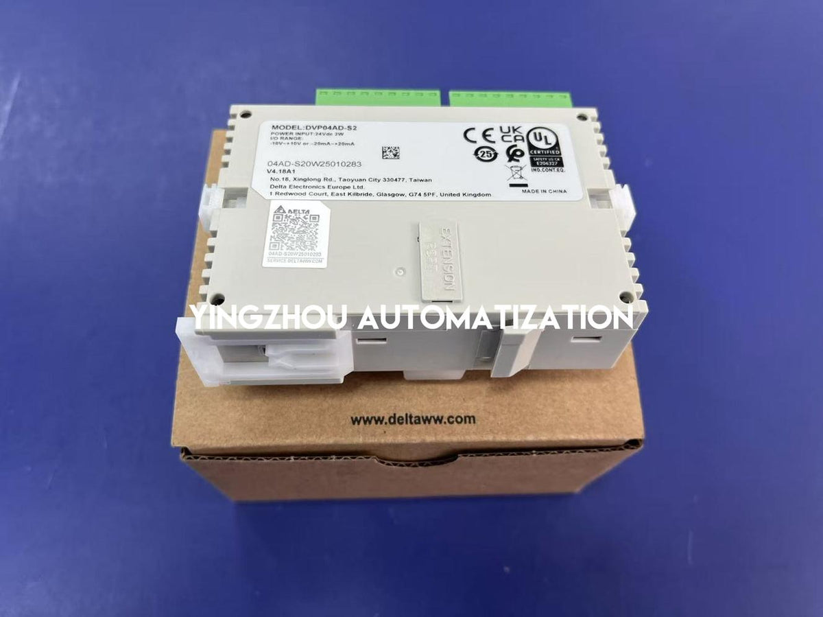 Delta DVP-S Series Analog Input Module DVP04AD-S2 - 4-Channel 14-bit Resolution-vezhoo